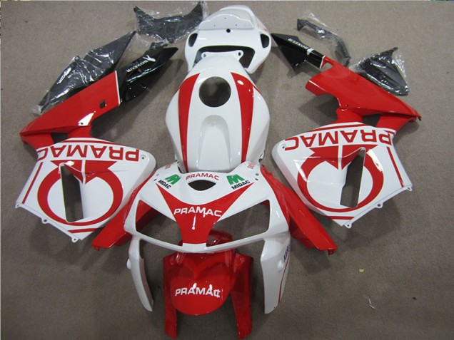 Carénage Honda CBR 600 RR 2005-2006 - Rouge Blanc PRAMAC Carénage Honda CBR 600 RR 2005-2006 - Rouge Blanc PRAMAC