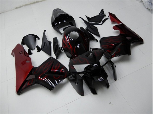 Carénage Honda CBR 600 RR 2005-2006 - Rouge Flamme Noir Carénage Honda CBR 600 RR 2005-2006 - Rouge Flamme Noir
