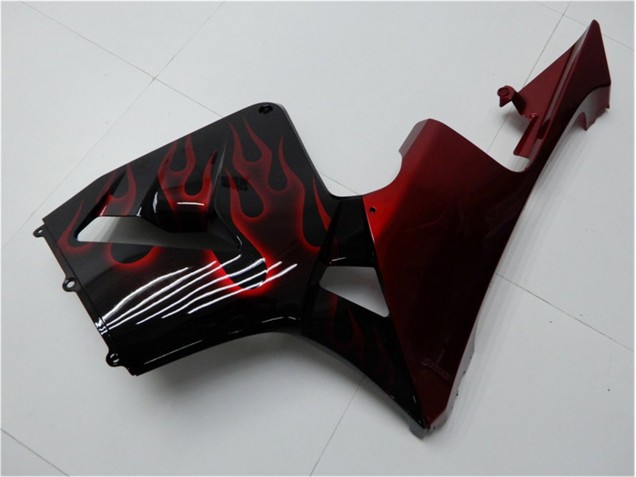 Carénage Honda CBR 600 RR 2005-2006 - Rouge Flamme Noir Carénage Honda CBR 600 RR 2005-2006 - Rouge Flamme Noir