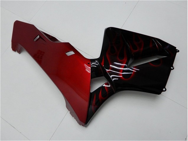 Carénage Honda CBR 600 RR 2005-2006 - Rouge Flamme Noir Carénage Honda CBR 600 RR 2005-2006 - Rouge Flamme Noir