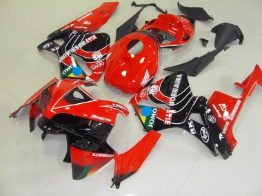 Carénage Honda CBR 600 RR 2005-2006 - Rouge Noir Jomo