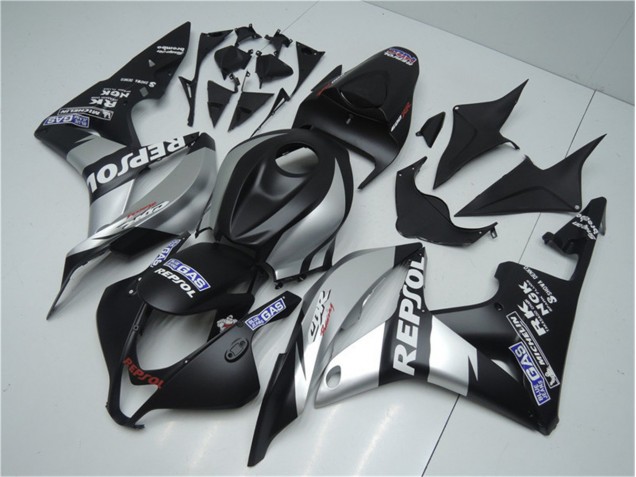 Carénage Honda CBR 600 RR 2007-2008 - Argent Repsol Noir