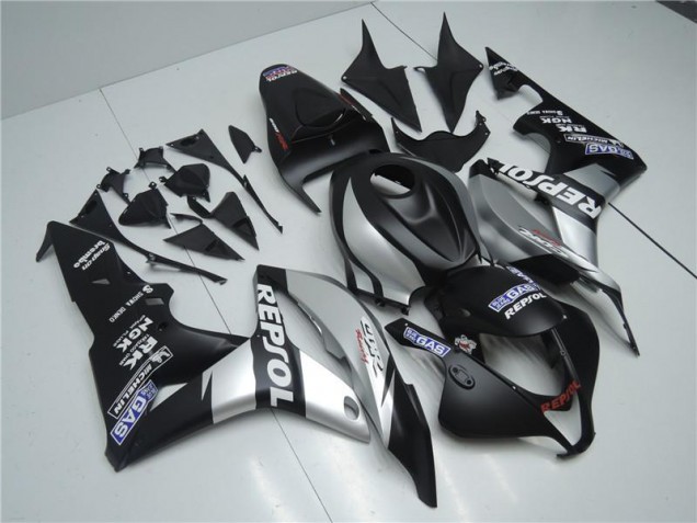 Carénage Honda CBR 600 RR 2007-2008 - Argent Repsol Noir