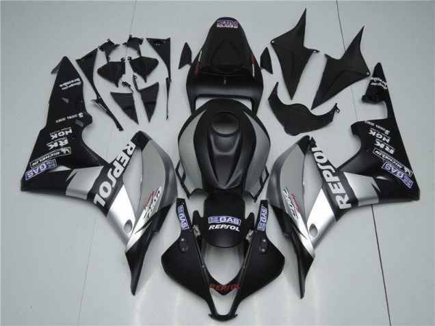 Carénage Honda CBR 600 RR 2007-2008 - Argent Repsol Noir