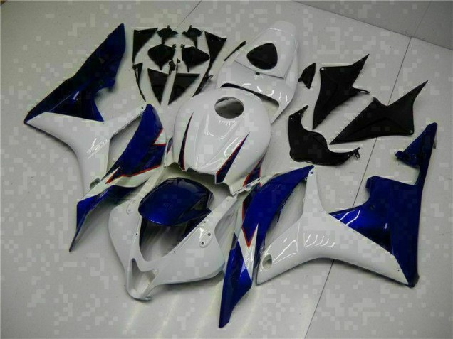 Carénage Honda CBR 600 RR 2007-2008 - Blanc Bleu Carénage Honda CBR 600 RR 2007-2008 - Blanc Bleu