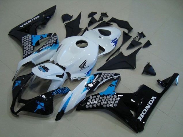 Carénage Honda CBR 600 RR 2007-2008 - Blanc Noir Bleu
