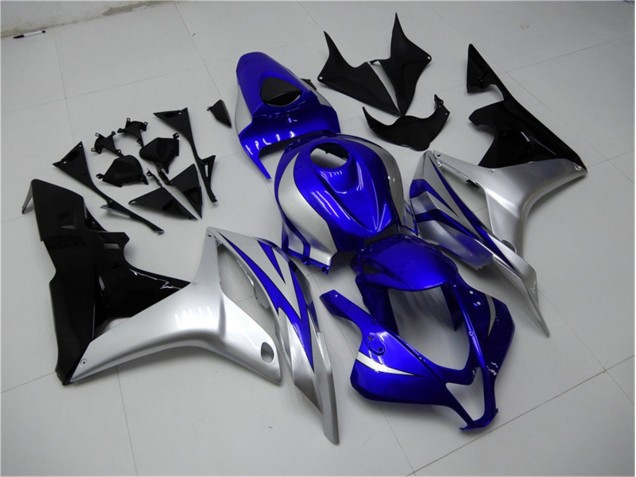 Carénage Honda CBR 600 RR 2007-2008 - Bleu Argent Noir Carénage Honda CBR 600 RR 2007-2008 - Bleu Argent Noir