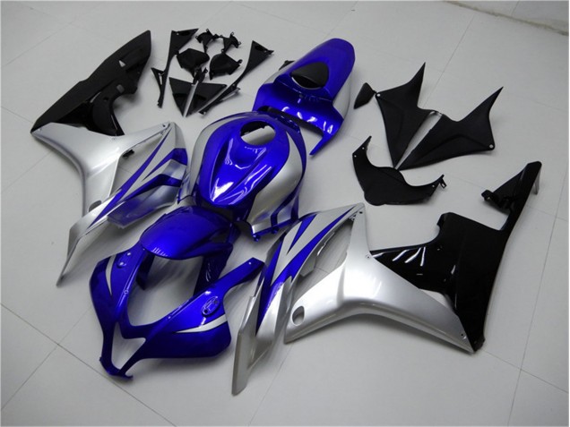 Carénage Honda CBR 600 RR 2007-2008 - Bleu Argent Noir Carénage Honda CBR 600 RR 2007-2008 - Bleu Argent Noir