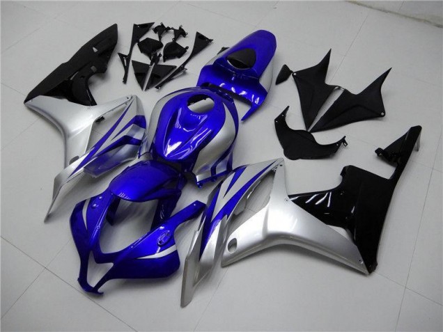 Carénage Honda CBR 600 RR 2007-2008 - Bleu Argent Noir Carénage Honda CBR 600 RR 2007-2008 - Bleu Argent Noir