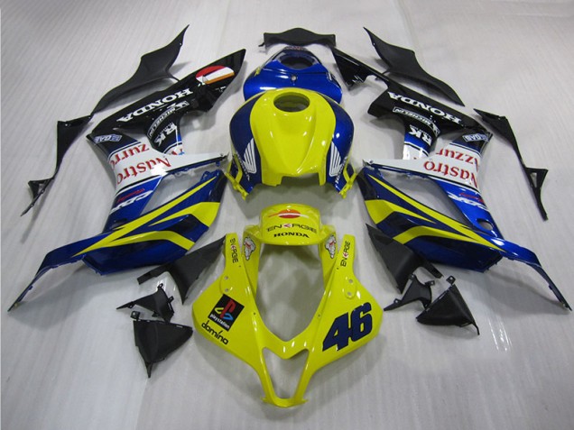 Carénage Honda CBR 600 RR 2007-2008 - Jaune Bleu 46 Carénage Honda CBR 600 RR 2007-2008 - Jaune Bleu 46
