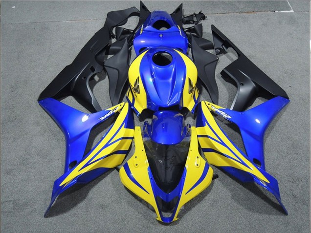 Carénage Honda CBR 600 RR 2007-2008 - Noir Bleu Jaune Carénage Honda CBR 600 RR 2007-2008 - Noir Bleu Jaune