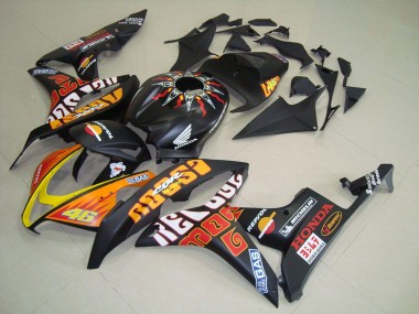 Carénage Honda CBR 600 RR 2007-2008 - Noir Mat Rossi