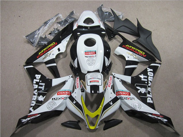 Carénage Honda CBR 600 RR 2007-2008 - Noir Rouge Blanc DENSO Carénage Honda CBR 600 RR 2007-2008 - Noir Rouge Blanc DENSO