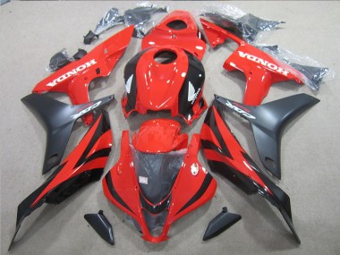 Carénage Honda CBR 600 RR 2007-2008 - Noir Rouge