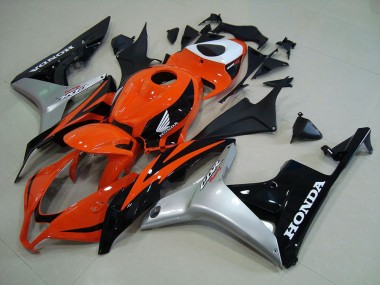Carénage Honda CBR 600 RR 2007-2008 - Orange Argent Noir