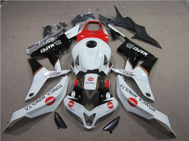 Carénage Honda CBR 600 RR 2007-2008 - Rouge Blanc Noir Konica Minolta MAPEI