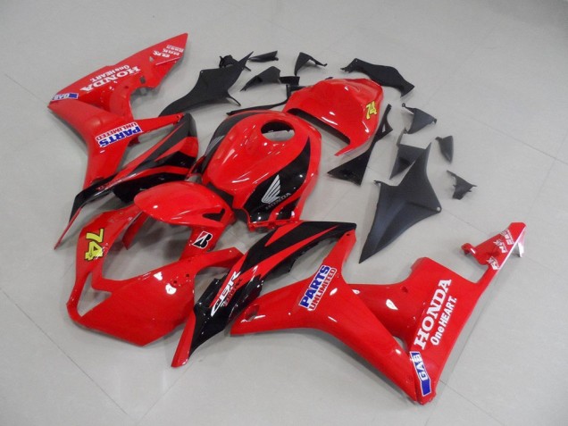 Carénage Honda CBR 600 RR 2007-2008 - Rouge Noir Courses Carénage Honda CBR 600 RR 2007-2008 - Rouge Noir Courses