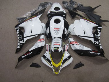 Carénage Honda CBR 600 RR 2009-2012 - Blanc Noir DENSO RIZOMA