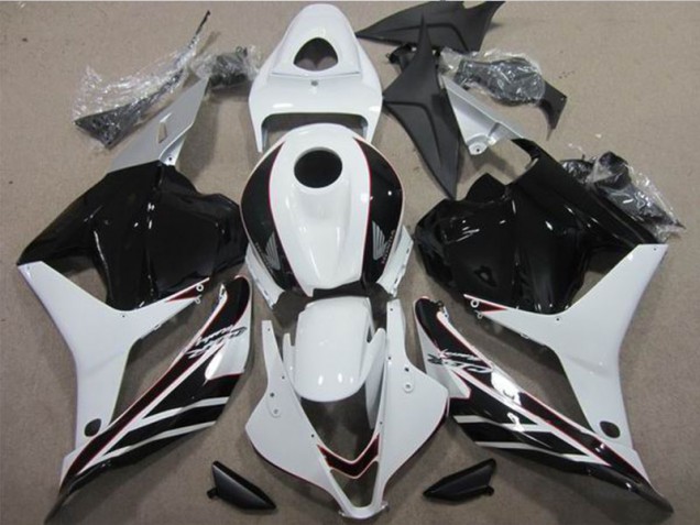 Carénage Honda CBR 600 RR 2009-2012 - Blanc Noir Carénage Honda CBR 600 RR 2009-2012 - Blanc Noir