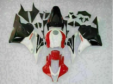 Carénage Honda CBR 600 RR 2009-2012 - Blanc Noir Rouge