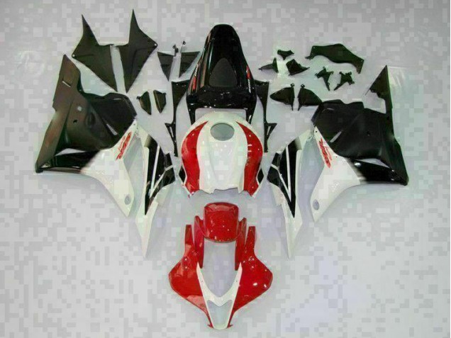Carénage Honda CBR 600 RR 2009-2012 - Blanc Noir Rouge Carénage Honda CBR 600 RR 2009-2012 - Blanc Noir Rouge