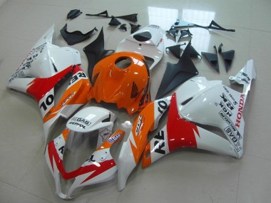 Carénage Honda CBR 600 RR 2009-2012 - Blanc Nouveau Repsol