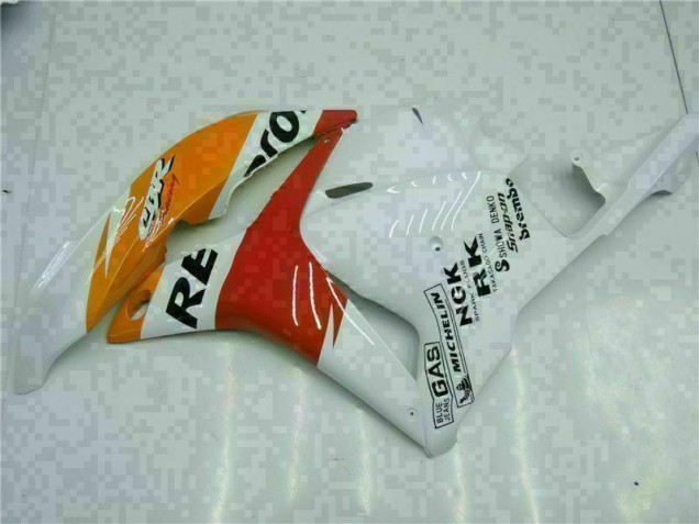 Carénage Honda CBR 600 RR 2009-2012 - Blanc Orange Repsol Carénage Honda CBR 600 RR 2009-2012 - Blanc Orange Repsol