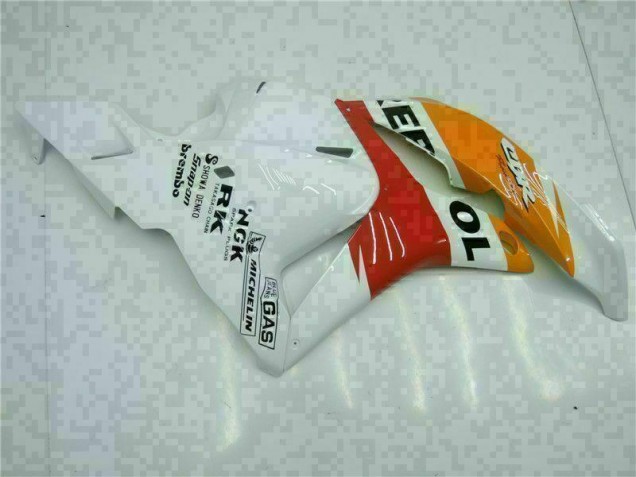 Carénage Honda CBR 600 RR 2009-2012 - Blanc Orange Repsol Carénage Honda CBR 600 RR 2009-2012 - Blanc Orange Repsol