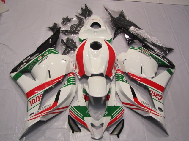Carénage Honda CBR 600 RR 2009-2012 - Blanc Vert Rouge Carénage Honda CBR 600 RR 2009-2012 - Blanc Vert Rouge