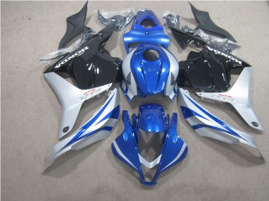 Carénage Honda CBR 600 RR 2009-2012 - Bleu Argent Noir