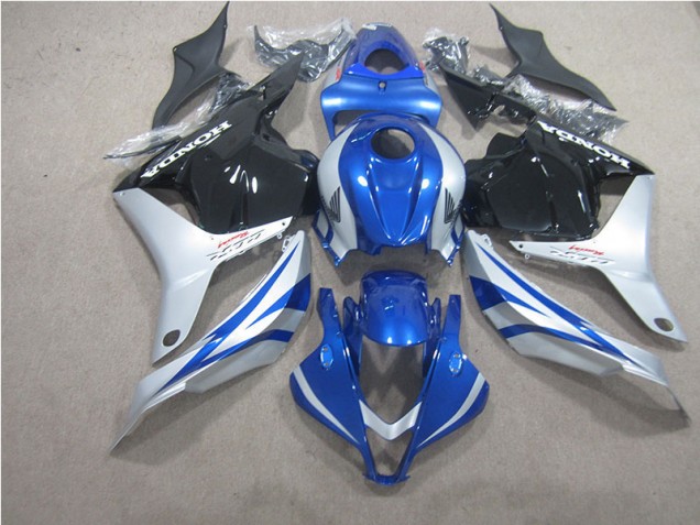 Carénage Honda CBR 600 RR 2009-2012 - Bleu Argent Noir Carénage Honda CBR 600 RR 2009-2012 - Bleu Argent Noir