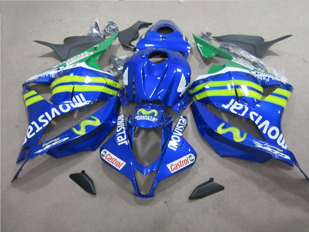 Carénage Honda CBR 600 RR 2009-2012 - Bleu Blanc Movistar Carénage Honda CBR 600 RR 2009-2012 - Bleu Blanc Movistar