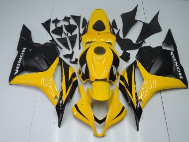 Carénage Honda CBR 600 RR 2009-2012 - Jaune Noir