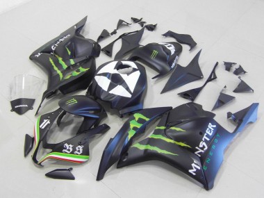 Carénage Honda CBR 600 RR 2009-2012 - Monster Noir Mat