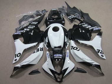 Carénage Honda CBR 600 RR 2009-2012 - Noir Blanc Repsol