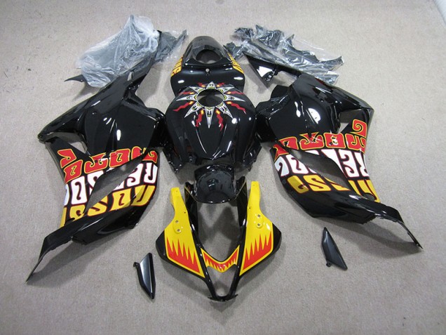 Carénage Honda CBR 600 RR 2009-2012 - Noir Jaune