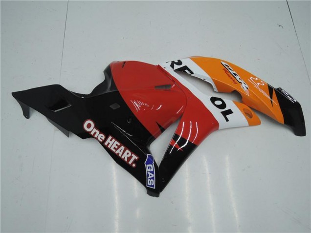 Carénage Honda CBR 600 RR 2009-2012 - Orange Rouge Noir Repsol Carénage Honda CBR 600 RR 2009-2012 - Orange Rouge Noir Repsol