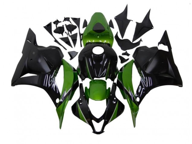 Carénage Honda CBR 600 RR 2009-2012 - Vert Noir Carénage Honda CBR 600 RR 2009-2012 - Vert Noir