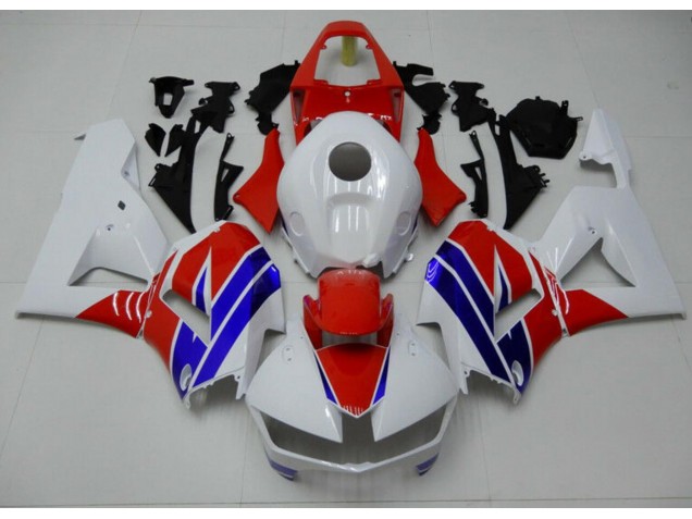 Carénage Honda CBR 600 RR 2013-2021 - Blanc Bleu Rouge Carénage Honda CBR 600 RR 2013-2021 - Blanc Bleu Rouge