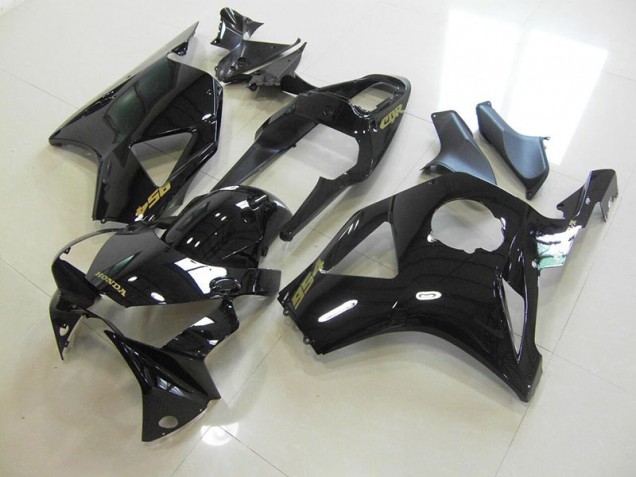 Carénage Honda CBR 900 RR 954 2002-2003 - Noir Or Décalque