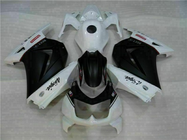 Carénage Kawasaki EX250 2008-2012 - Blanc Noir Ninja Carénage Kawasaki EX250 2008-2012 - Blanc Noir Ninja