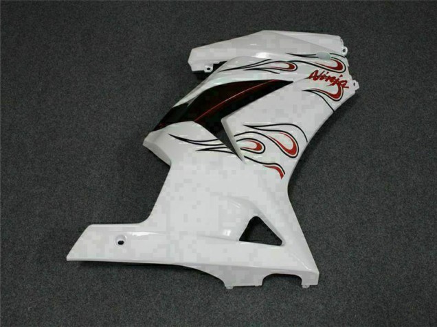 Carénage Kawasaki EX250 2008-2012 - Blanc Rouge Carénage Kawasaki EX250 2008-2012 - Blanc Rouge