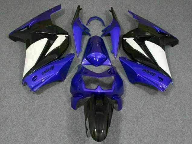 Carénage Kawasaki EX250 2008-2012 - Bleu Blanc Noir Ninja Carénage Kawasaki EX250 2008-2012 - Bleu Blanc Noir Ninja