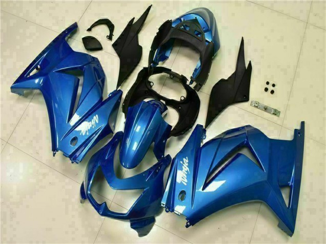 Carénage Kawasaki EX250 2008-2012 - Bleu Noir Blanc Ninja Carénage Kawasaki EX250 2008-2012 - Bleu Noir Blanc Ninja
