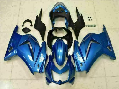 Carénage Kawasaki EX250 2008-2012 - Bleu Noir Blanc Ninja