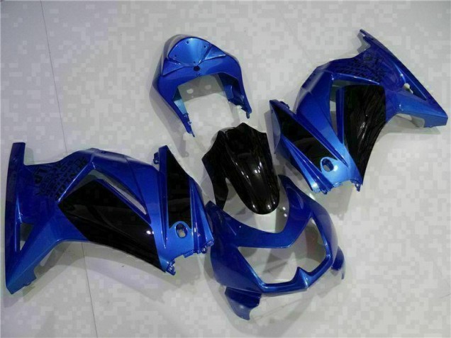 Carénage Kawasaki EX250 2008-2012 - Bleu Noir Carénage Kawasaki EX250 2008-2012 - Bleu Noir