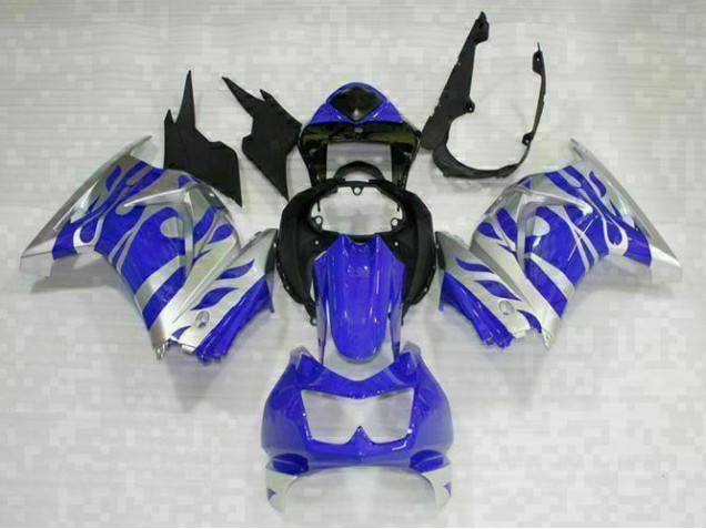 Carénage Kawasaki EX250 2008-2012 - Noir Bleu Carénage Kawasaki EX250 2008-2012 - Noir Bleu