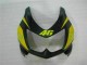 Carénage Kawasaki EX250 2008-2012 - Noir Jaune 46 Carénage Kawasaki EX250 2008-2012 - Noir Jaune 46