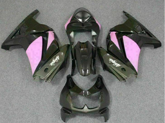Carénage Kawasaki EX250 2008-2012 - Noir Rose Ninja Carénage Kawasaki EX250 2008-2012 - Noir Rose Ninja