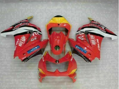 Carénage Kawasaki EX250 2008-2012 - Rouge Jaune
